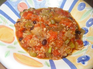 Nutritional Quinoa Chili Made With Ostrich